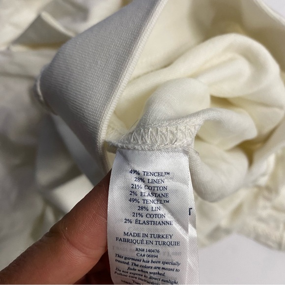 Faherty Linen Blend Joggers Medium - Picture 6 of 10